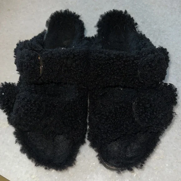 EXCELLENT CONDITION Birkenstock Papillio Teddy Arizona Sandals Sz 39 - Picture 2 of 6